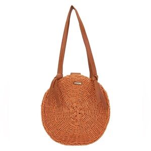 Sun N Sand straw round summer purse bag